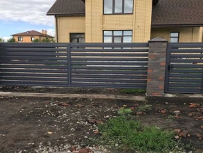 Забор жалюзи 72 метра фото в Туапсе