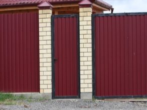 Калитка - пример 6 фото под ключ с установкой