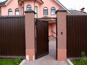 Калитка - пример 8 фото недорого под ключ