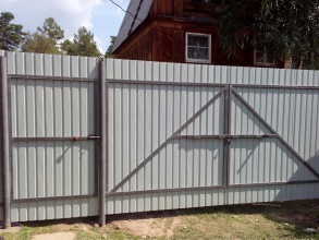 Забор с воротами и калиткой 100 метров фото в Туапсе